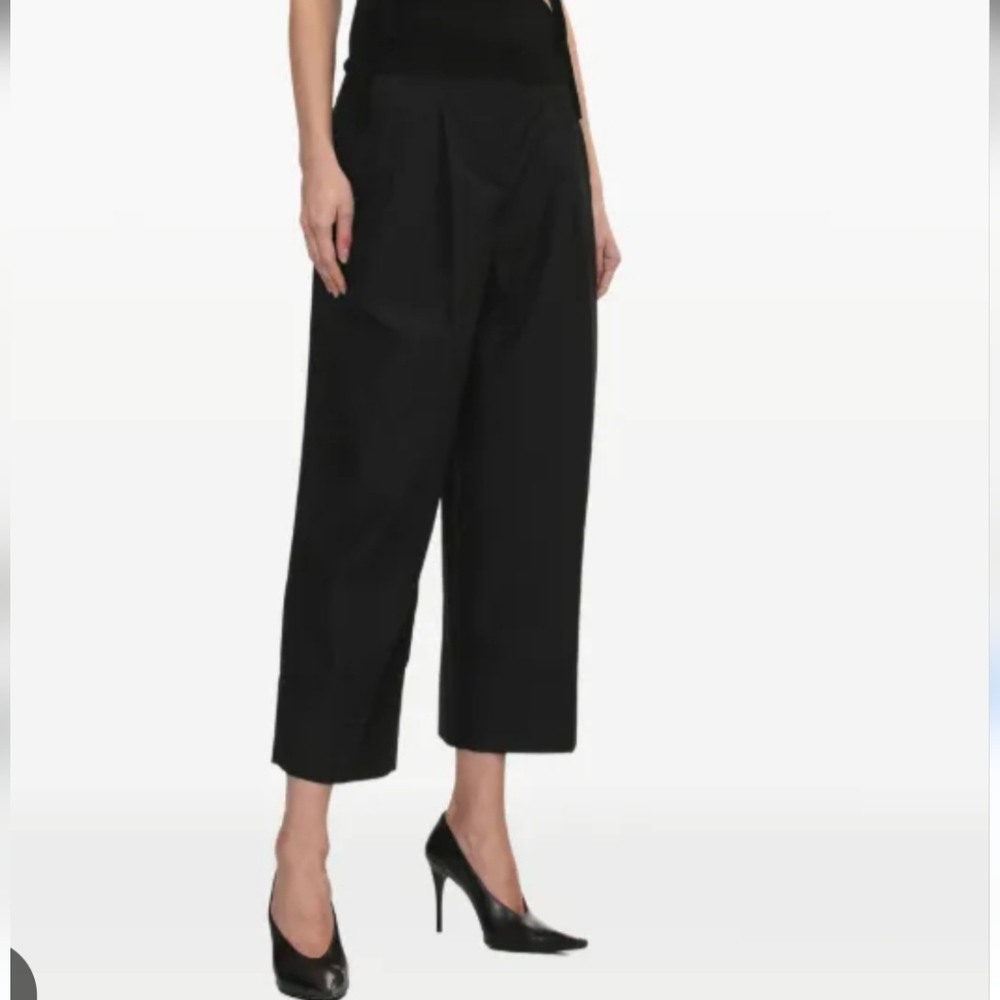 NWT$550 3.1 Phillip Lim Wool Blend High Rise Crop Wide Straight Tailored Pant 2